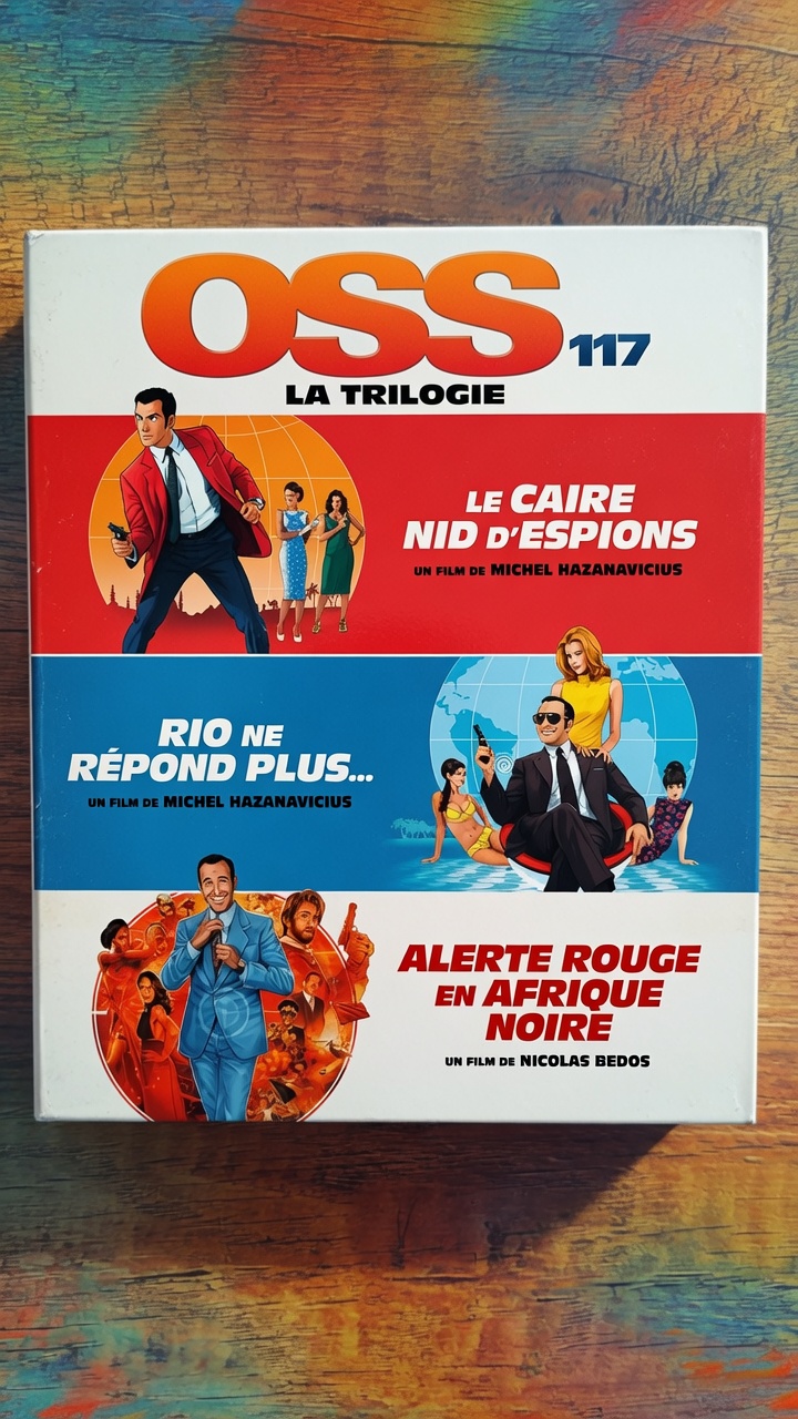 Cofanetto Blu-ray della trilogia OSS 117