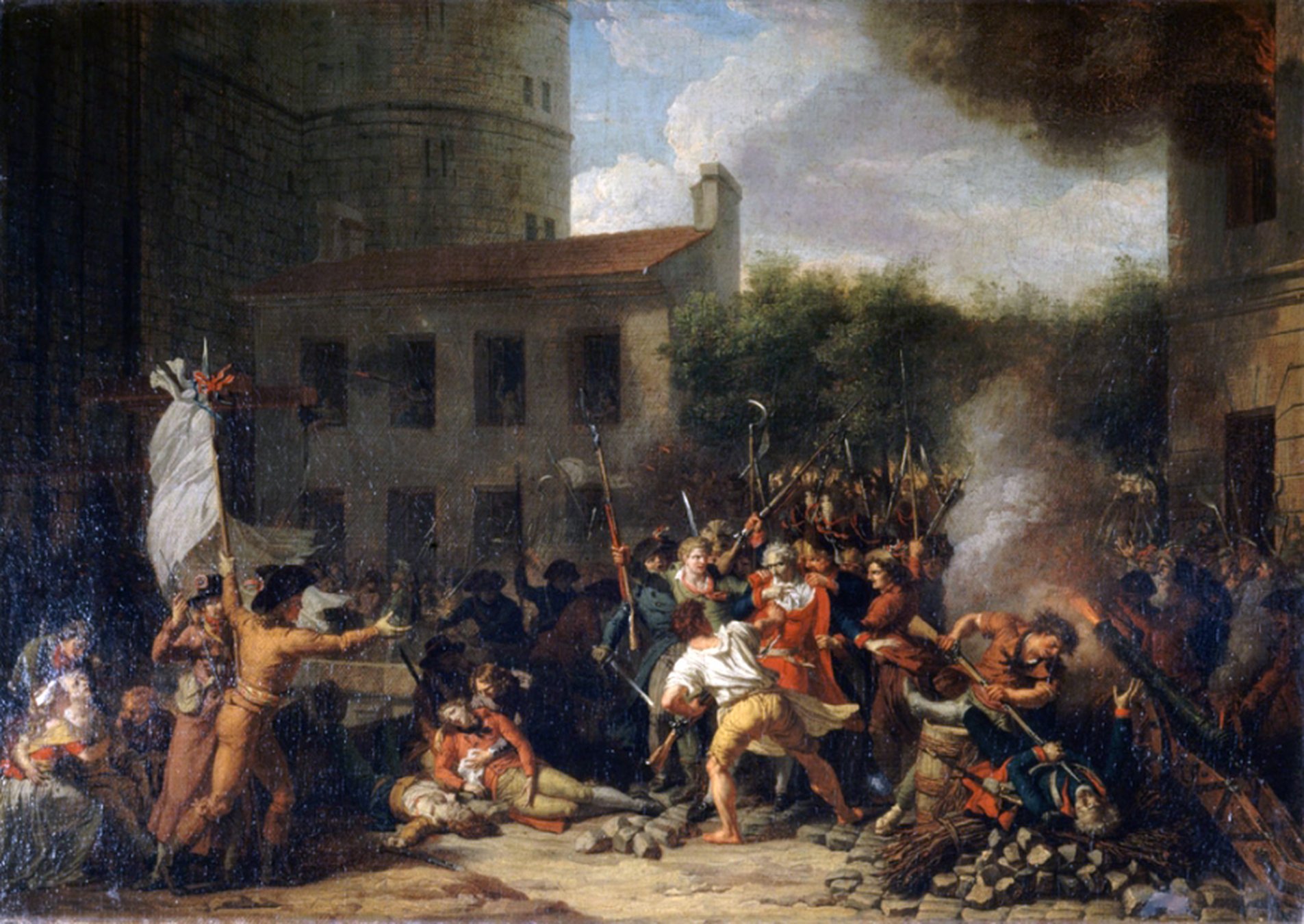 Charles Thévenin, La prise de la Bastille, 1793